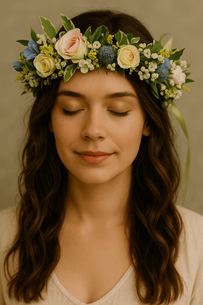 Flower Crown Thistle Kiss